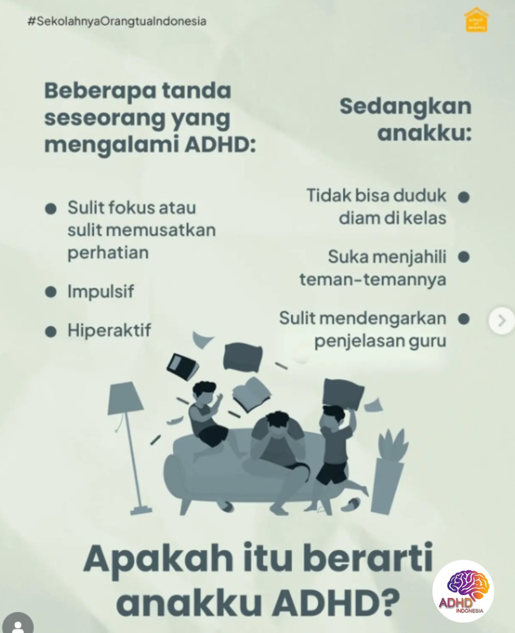 Ciri dan Gejala ADHD pada Anak Usia Dini di Kabupaten Bondowoso