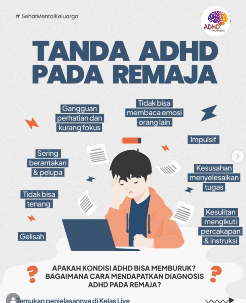 Screening ADHD Non-Diagnostik: Edukasi Awal bagi Orang Tua di Kabupaten Bondowoso